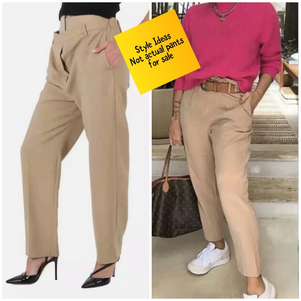 Uniqlo Women's Tan Ankle Pants